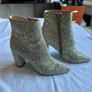Betsey Johnson Cady Rhinestone.  Size 6.  Used condition- good.  No box